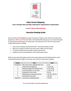 Value Stream Mapping executive reading guide